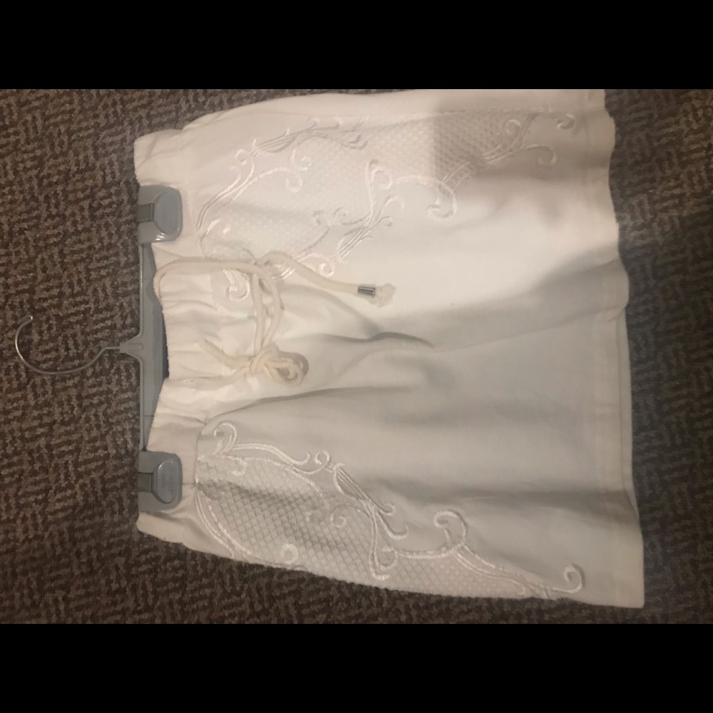 Tobi mini skirt with drawstring
